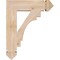Ekena Millwork Merced Arts & Crafts Smooth Bracket, Douglas Fir, 3 1/2"W x 16"D x 20"H BKT04X16X20MRC03SDF - alternate 4